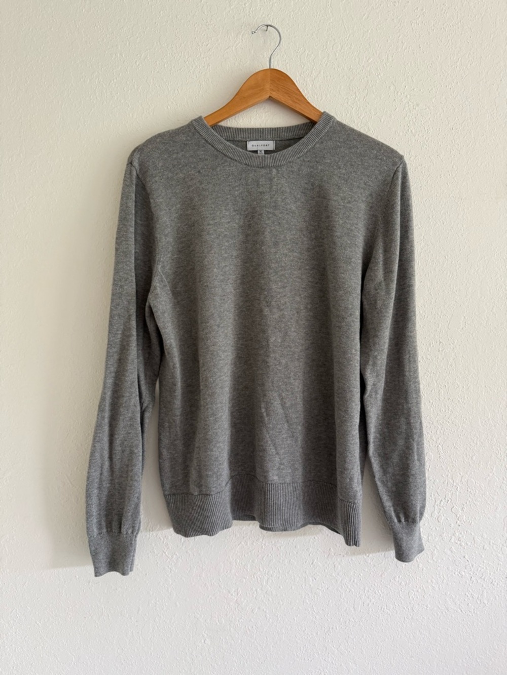 Grey Crewneck Sweater cotton